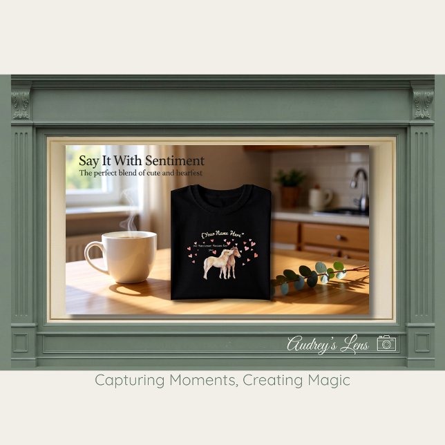 Camiseta Miniature Horse Storybook Valentine’s Day Kids  (Subido por el creador)