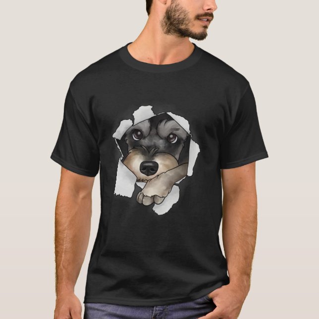 Camiseta Miniature Schnauzer (Anverso)