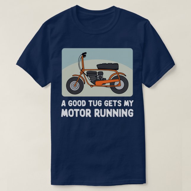 Camiseta Minibike Un Buen Tumbo Me Lleva (Diseño del anverso)