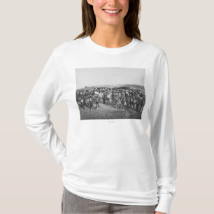 Camiseta Miniconjou con los soldados blancos