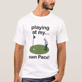 Camiseta Minigolf de Golf en Miniatura Jugando a mi Propio