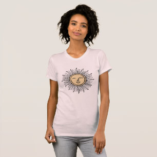 Camiseta Mínima De Sun Boho De Rising