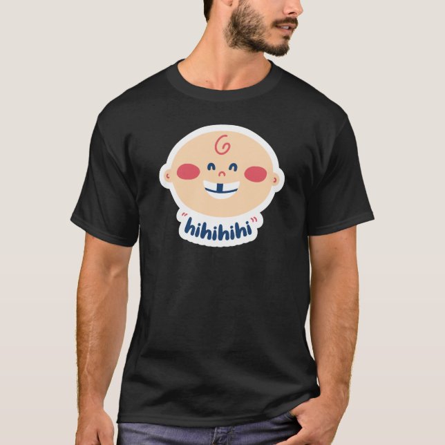 Camiseta mínima para bebé | cargando bebé (Anverso)
