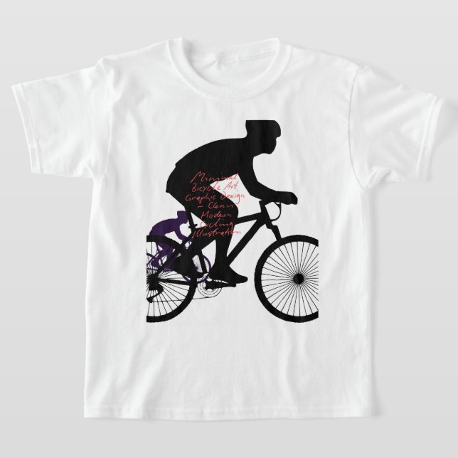 Camiseta Minimal Bicycle Art –  (Distribución)