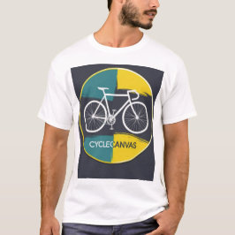 Camiseta Minimal Bicycle Illustration – 