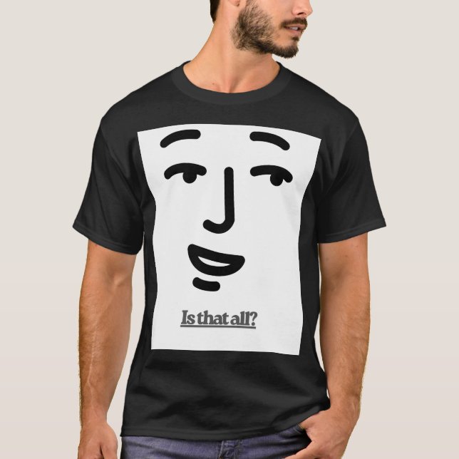 Camiseta Minimal Face Typography (Anverso)