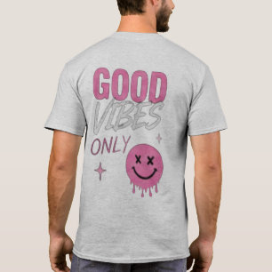 Camiseta Minimal Front Logo Back Print   Buenas Vi