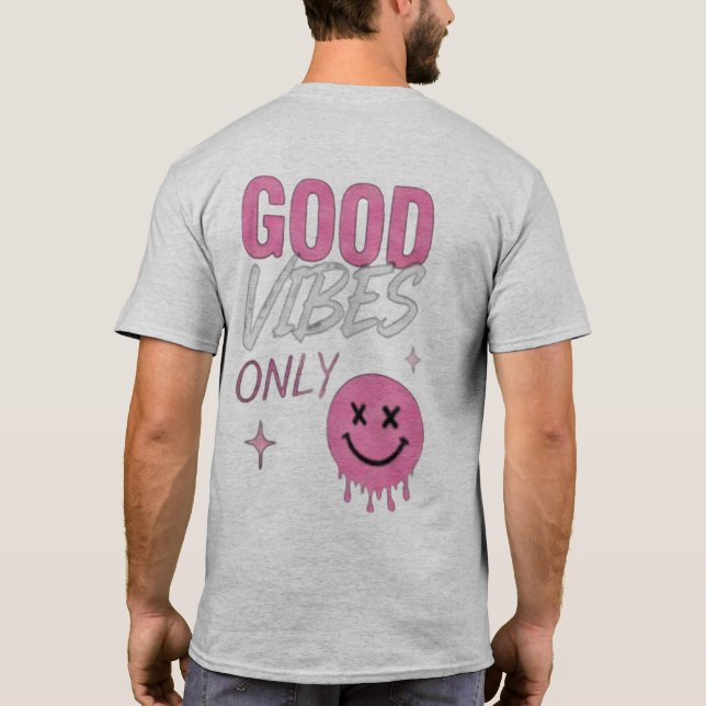 Camiseta Minimal Front Logo Back Print | Buenas Vi (Reverso)