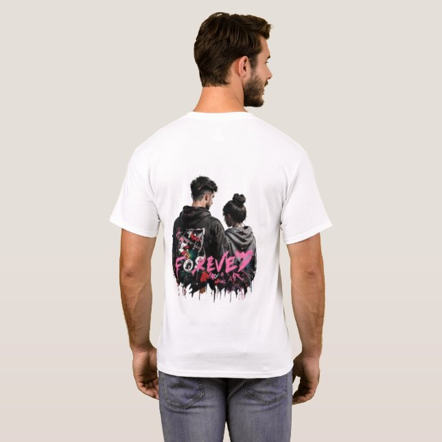 Camiseta Minimal Front Logo Back Print | Buenas Vi (Reverso completo)