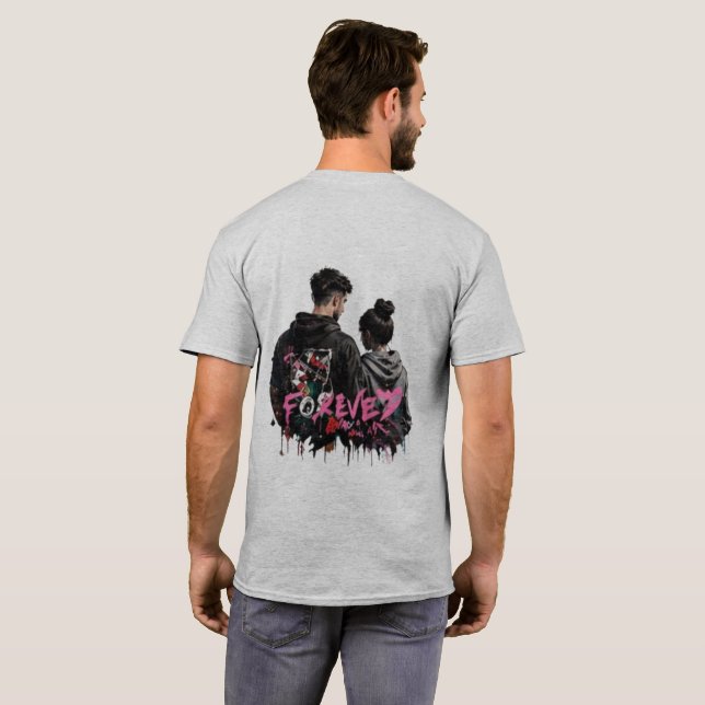 Camiseta Minimal Front Logo Back Print | Buenas Vi (Reverso completo)