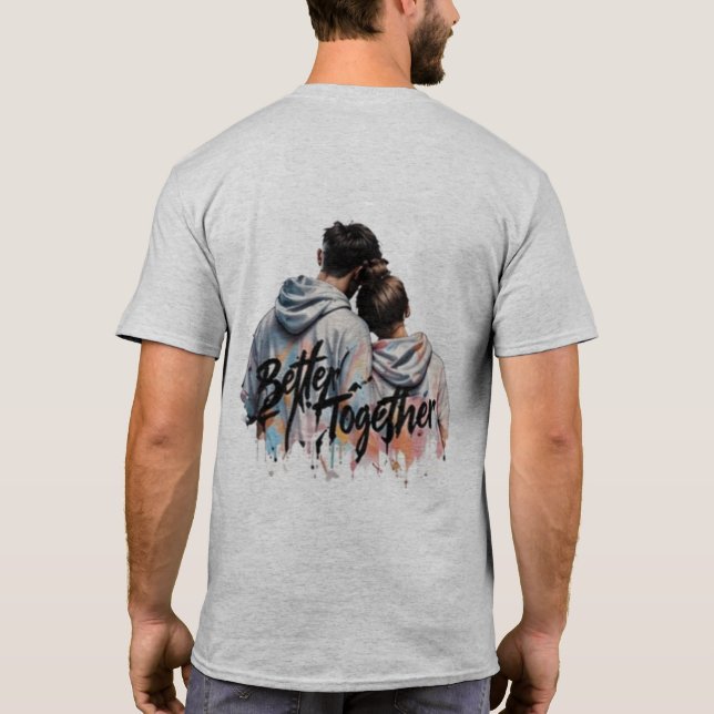Camiseta Minimal Front Logo Back Print | Buenas Vi (Reverso)