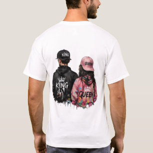 Camiseta Minimal Front Logo Back Print   Buenas Vi