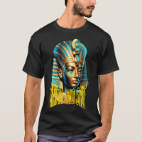Camiseta Minimal Gold Anubis – Ropa Urbana de Lujo