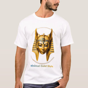 Camiseta Minimal Gold Mask – Ropa callejera de lu