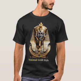 Camiseta Minimal Gold Mask – Streetwear de Lujo