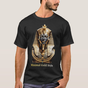 Camiseta Minimal Gold Mask – Streetwear de Lujo