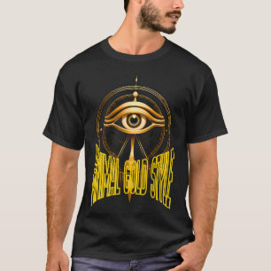 Camiseta Minimal Gold Mask – Streetwear de Lujo