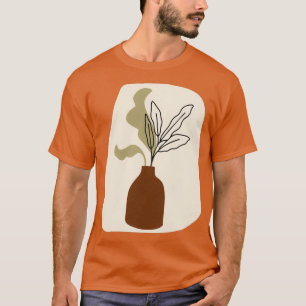 Camiseta Minimal Modern Terraccota Pottery Abstract Shape D