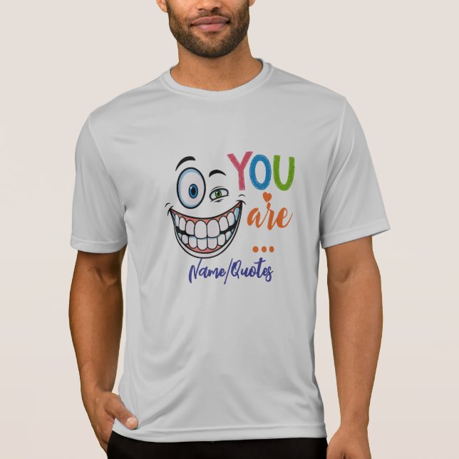 Camiseta Minimal Sarcastic Quote (Anverso)
