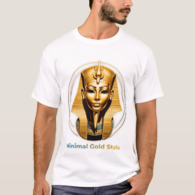 Camiseta Minimal Tee Dorado (Anverso)