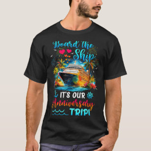 Camiseta Minimal Viaje de Aniversario Parejas Coincidentes
