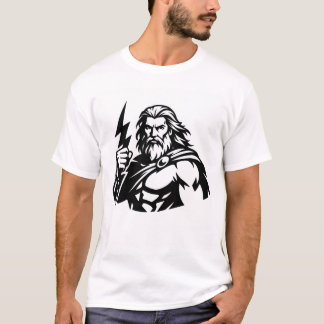 Camiseta Minimal Zeus in Black & White