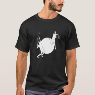Camiseta Minimalismo Tennisplayer Ilustracion Tennis Tourna