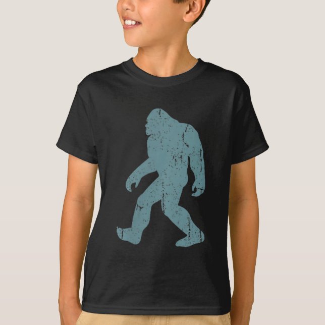 Camiseta Minimalist Bigfoot Cket Logo Sasquatch Cryptid Coo (Anverso)