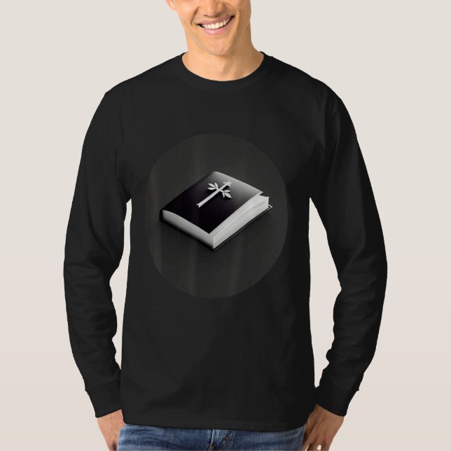 Camiseta Minimalist Black Holy Bible (Anverso)