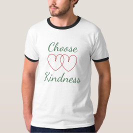 Camiseta Minimalist Choose Kindness Ringer Tee