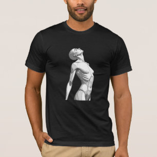Camiseta Minimalist Female Android Aesthetic Art - Bold Fut