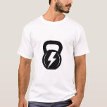 Camiseta Minimalist Kettlebell Lightning Bolt Tee<br><div class="desc">Boost Your Training with This Unique Kettlebell Design Elevate your gym style with this premium [Product Name, e.g., T-Shirt/Towel]. Featuring a bold and minimalist kettlebell lightning design, this piece is crafted for those who take their fitness journey seriously. Whether you are crushing a PR in the weight room, hitting a...</div>
