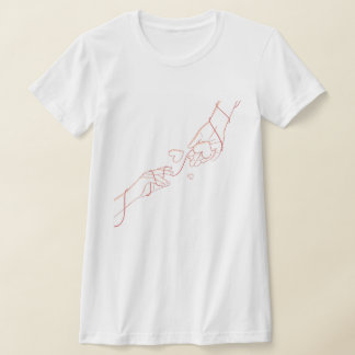 Camiseta Minimalist Love Line Art T-Shirt
