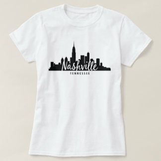Camiseta Minimalist Nashville Skyline, Tennessee City