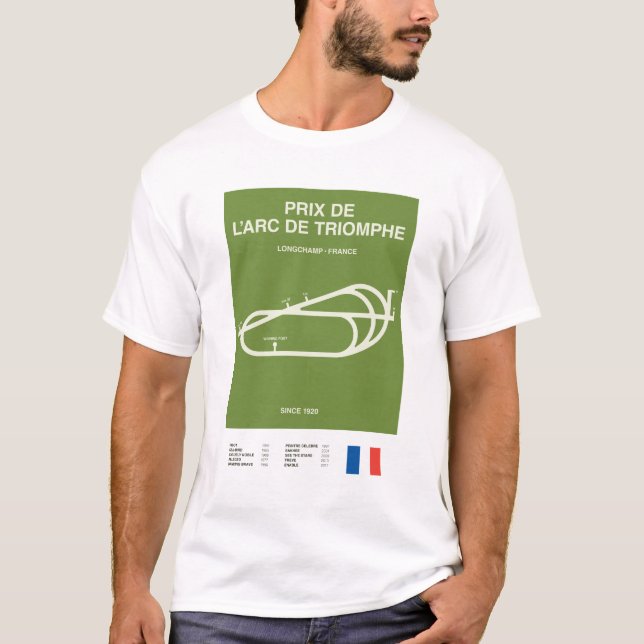 Camiseta Minimalist Prix De L'Arc De Triomphe Racing Tee (Anverso)