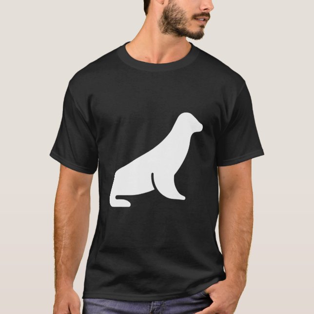 Camiseta Minimalist sea lion (Anverso)