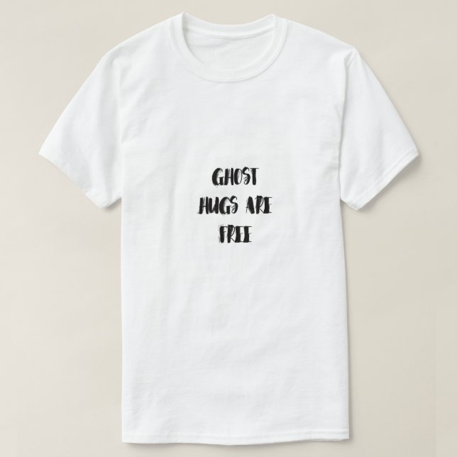 Camiseta Minimalist Skull BOO Halloween Art (Diseño del anverso)