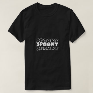 Camiseta Minimalist Spooky – Halloween Typography Art