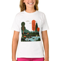 Minimalist style landscape