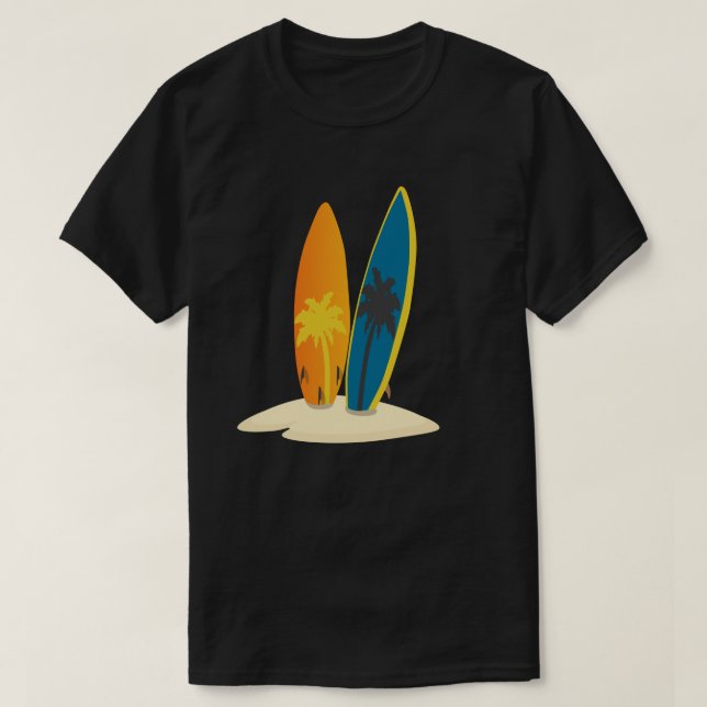 Camiseta Minimalist Sun Sea  (Diseño del anverso)