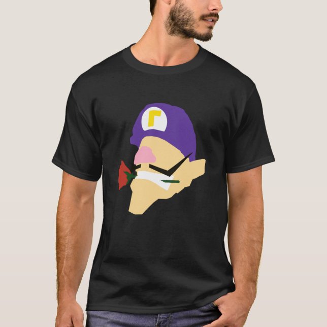 Camiseta Minimalist Waluigi Classic (Anverso)