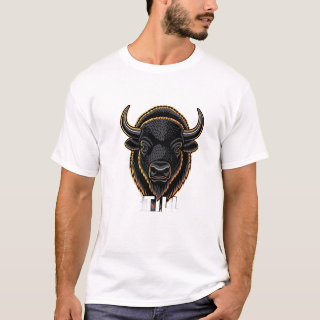 Camiseta minimalista ADOM Premium "Still Standing" (Anverso)