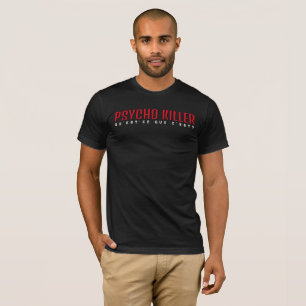 Camiseta Minimalista Asesino Psico Calle