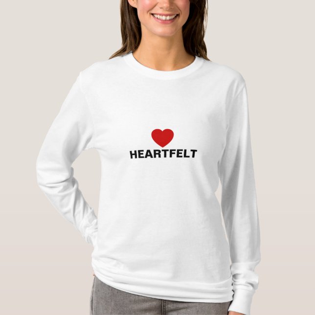 Camiseta Minimalista de amor (Anverso)