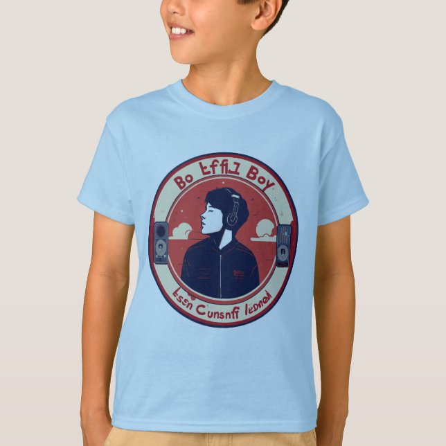 Camiseta minimalista de armonía de audífonos (Anverso)