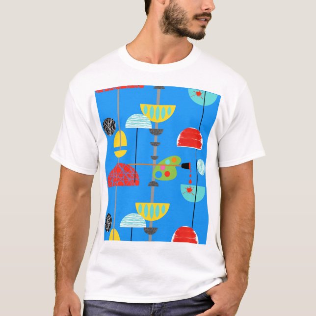 Camiseta minimalista de arte moderno (Anverso)