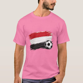 Camiseta Minimalista de Fútbol con Bandera