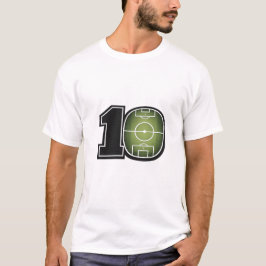Camiseta Minimalista de Fútbol Número 10