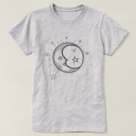 Camiseta Minimalista de la Luna /