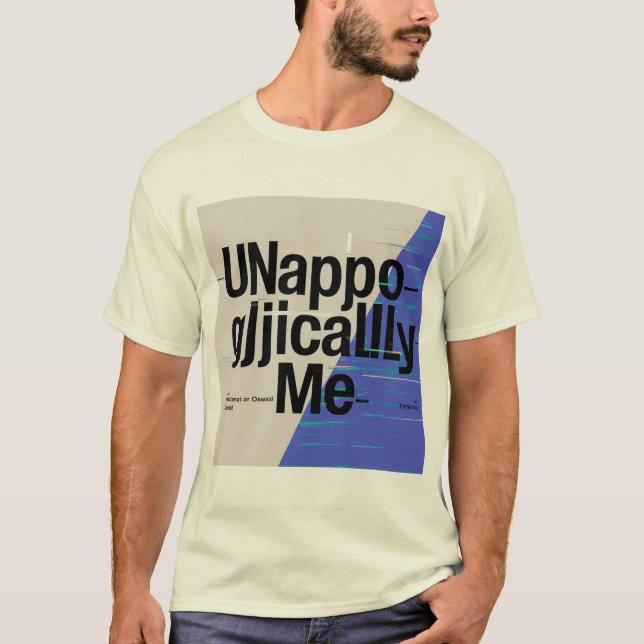 Camiseta Minimalista de Me Sin Disculpa (Anverso)